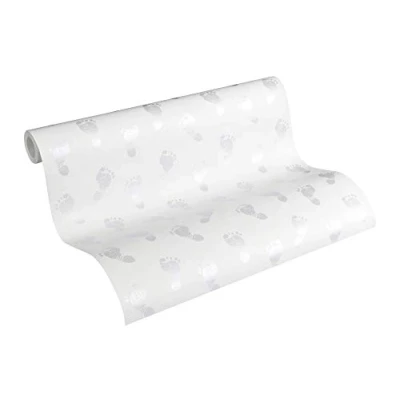 Afbeelding van AS Creation Little Stars 35863 1 Grijs / Wit