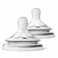 Afbeelding van Philips Avent Natural Flessenspeen 3+ maanden 2 stuks SCF043/27