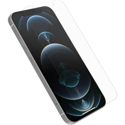 Afbeelding van OtterBox Alpha Glass screenprotector voor iPhone 12 / Pro, gehard glas, x2 krasbescherming, Geen Retailverpakking