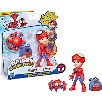 Afbeelding van Spidey and his Amazing Friends Hasbro SAF Hero onthult en Trace E, F22435X1