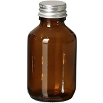 Afbeelding van Fair Squared Glazen fles met dop leeg 100 ml