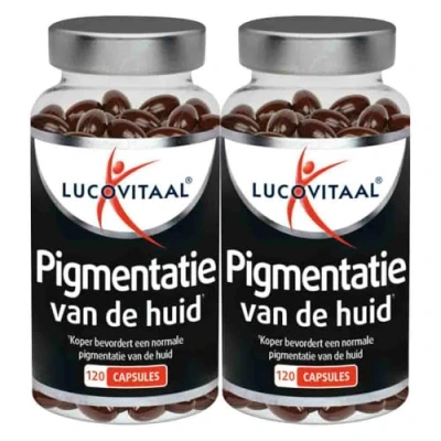 Afbeelding van 2x Lucovitaal Pigmentatie van de Huid 120 capsules