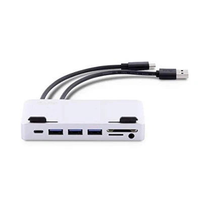 Afbeelding van LMP USB Hub 7 Poort Geschikt voor iMac met Thunderbolt 3 (USB C) Space Grey