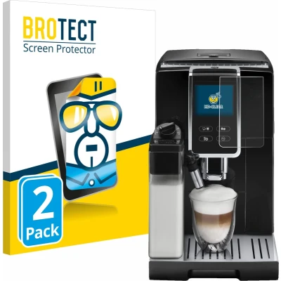 Afbeelding van BROTECT Screenprotector voor DeLonghi Dinamica Plus ECAM370.70.B Folie Beschermfolie transparant (2 Stuks)