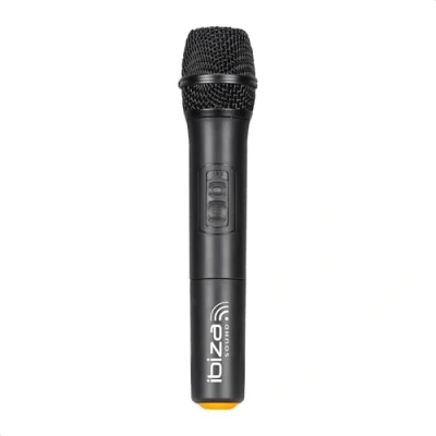Afbeelding van Ibiza PORTHAND12 2 Draadloze handmicrofoon VHF 203,5MHz voor PORT12VHF BT en PORT15VHF
