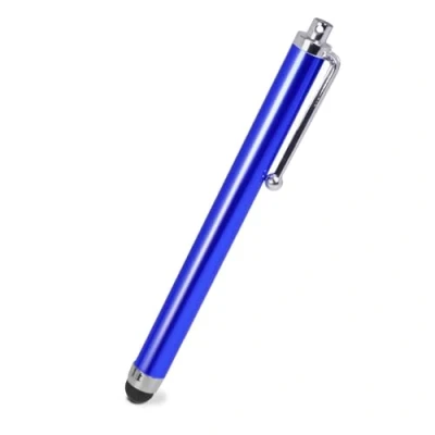 Afbeelding van OcioDual Capacitieve Pen voor Touchscreens, Donkerblauw, Touchpen Compatibel met Smartphones, Tablets, Monitoren, Universele Metalen Aanwijzer, Rubberen Punt, Touchscreen Stylus
