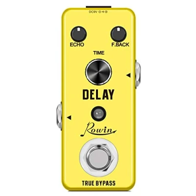 Afbeelding van Rowin Guitar Delay Pedal Analog Classicl Effect with True Bypass Switching, Fully Circuit Universal for