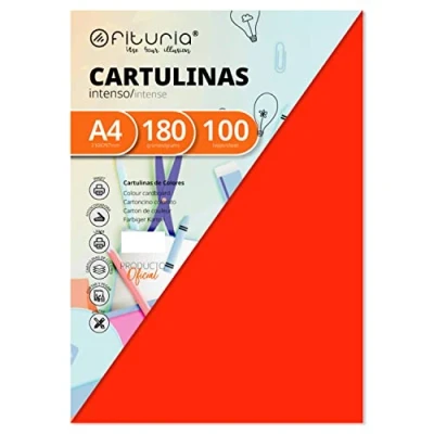 Afbeelding van Karton, oranje, A4, 180 g, 100 stuks