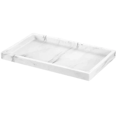 Afbeelding van Luxspire Kaptafel, sieradenhouder van hars, ringhouder, display, wastafel, dressoir, woondecoratie, kom voor zakdoekjes, kaarsen, zeep, parfum, cosmetica, snuisterijenbak medium, grindwit