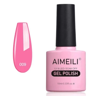 Afbeelding van AIMEILI UV LED Gel Nagellak Soak Off Gellak 10ml Mooi Roze (009)