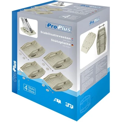 Afbeelding van Pro Plus Stabilisatievoeten met Veer Set 27.5 x 20.5 cm 4 stuks