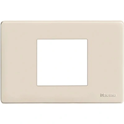 Afbeelding van Bticino 503/23A/R wandplaat Magic 2 zits, ivoorkleurig