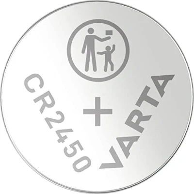 Afbeelding van VARTA batterijen Electronics CR2450 Lithium knoopcel verpakking met 1 in originele blisterverpakking van exemplaar, zilver, pak