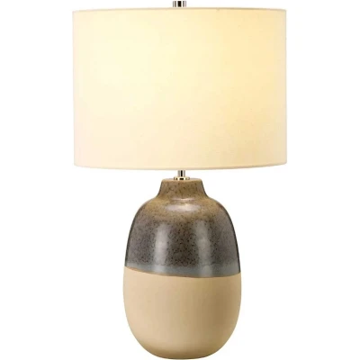 Afbeelding van Elstead Lighting LED Tafellamp Grange Park 1X E27 Max 60W Grey/Brown