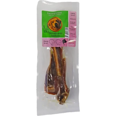 Afbeelding van Natuurlijke Snack serrano mini hambotje zak a 3 stuks Gebr de boon