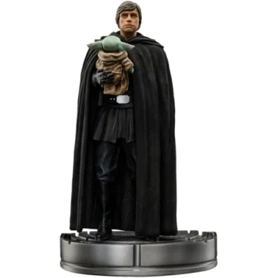 Afbeelding van Iron Studios STAR WARS Luke Skywalker et Grogu Beeldje Kunstschaal 1/10 21cm