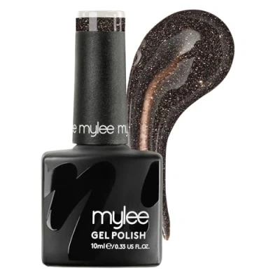 Afbeelding van Mylee Reflecterende Gel Nagellak 10ml [Chocolate Factory] UV/LED Soak Off Nail Art Manicure Pedicure, Professioneel, Salon &amp; Thuisgebruik [Spotlight Range] Langdurig en gemakkelijk aan te brengen
