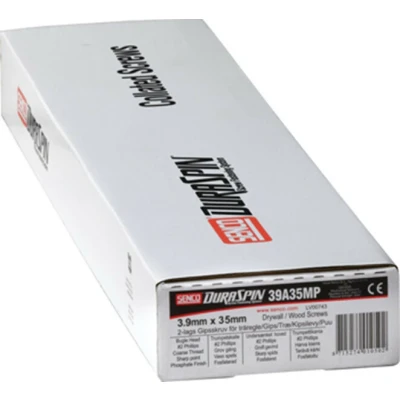Afbeelding van Senco Gipsvezelplaatschroeven fijne draad 3,9 X 30 mm Ribben gefosfateerd 39J30MP
