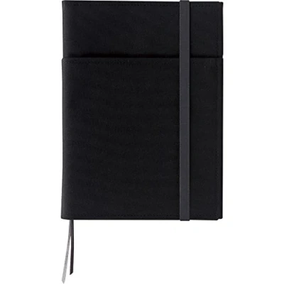 Afbeelding van Kokuyo Systemic Navulbaar Notebook Cover Twin Ring met Edge Titel A5 (5,8 x 8,3 inch) Normal Rule 28 lijnen 50 vellen Black (import uit Japan)