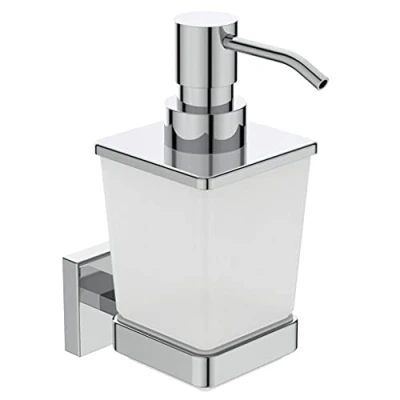 Afbeelding van Ideal standard zeepdisp enkel iom square ho 159mm basisvorm hoekig flacon e2252aa