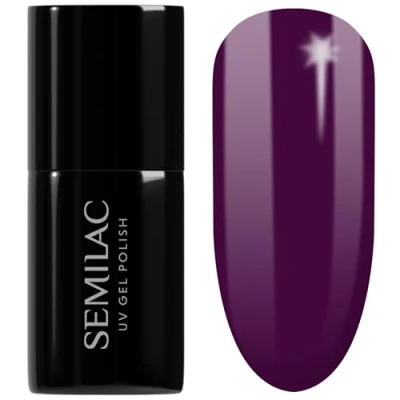 Afbeelding van Semilac Nagellak, semi permanent, UV, 015 Plum, 7 ml