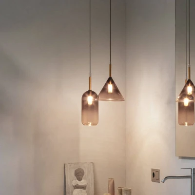 Afbeelding van Ideallux Hanglamp Ideal Lux Empire Cilindro, glas helder/rookgrijs