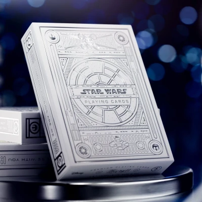 Afbeelding van BTkviseQat theory11 Star WARS Playing Cards Silver Edition Light Side (wit) (STAR WHITE T11)