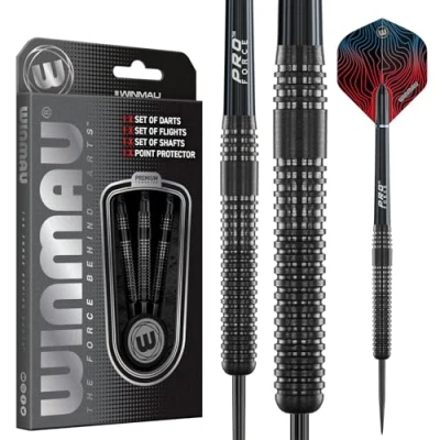 Afbeelding van WINMAU Solaris Pro Specialist Stalen Tip Darts Set 21g
