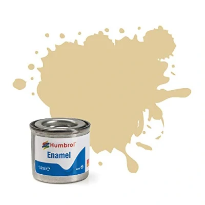 Afbeelding van Humbrol Emailleverf Mat 14 ml No. 121 Pale Stone