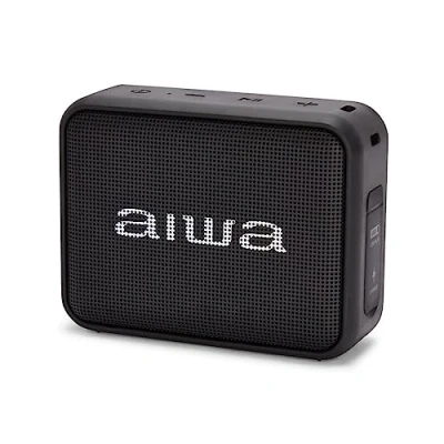 Afbeelding van Aiwa BS 200BK draagbare draadloze bluetooth luidspreker, True Wireless Stereo, waterdicht, zwart