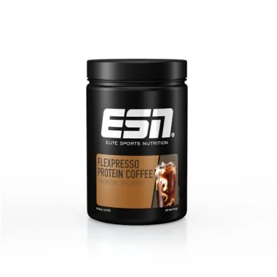 Afbeelding van ESN Flexpresso Proteïne Poeder, Coffee Flavor, 908 g, 30 Porties Wei Eiwitpoeder met Echte Koffie, Gemaakt in Duitsland, Laboratorium Getest