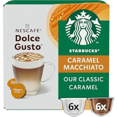 Afbeelding van Koffiecapsules compatibel met NESCAFÉ® Dolce Gusto® Starbucks Caramel Macchiato, 6 + pcs.
