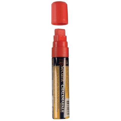 Afbeelding van 6x Securit krijtmarker large, rood
