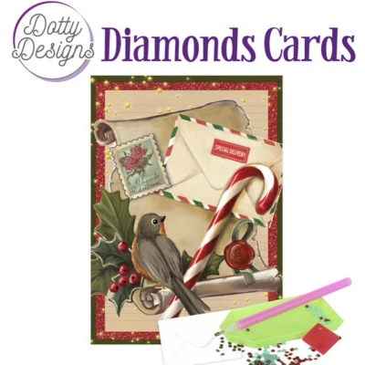 Afbeelding van Dotty Designs Diamond Cards Christmas Letters