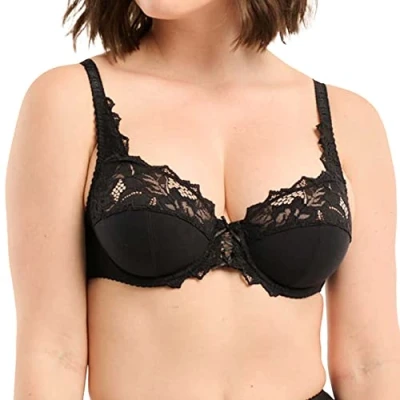 Afbeelding van Sans Complexe, Brazerse beha, Coton d&#039;Arum, 4 Zwart, 85C