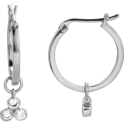 Afbeelding van Esprit ESER00431100 Play oorringen Zilver Zilverkleurig