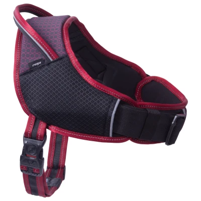 Afbeelding van Rogz Air Tech Sport Tuig Zwart&amp;Donkerrood Hondenharnas L