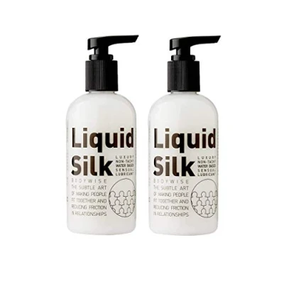 Afbeelding van Liquid Silk Persoonlijk glijmiddel, verpakking van 2 x 250 ml
