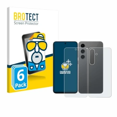 Afbeelding van BROTECT Screenprotector voor Samsung Galaxy S24 FE (Voor+Achter) Folie Beschermfolie matte (6 Stuks)