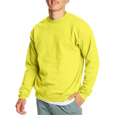 Afbeelding van Hanes Sweatshirt voor heren, 1 stuks, groen (Safety Green)., L