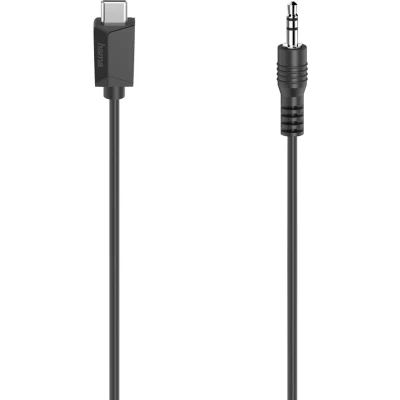Afbeelding van Hama Audiokabel Usb C Stekker 3,5 Mm Jack Stereo 0,75 M