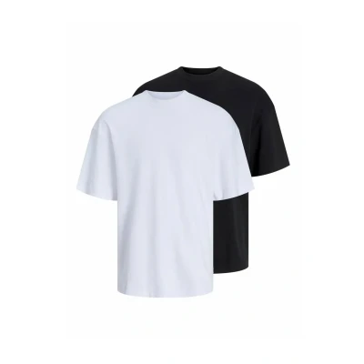 Afbeelding van Jack &amp; Jones 2ERPACK Einfarbig Rundhals Tshirt basic, Heren, Maat: XL, White