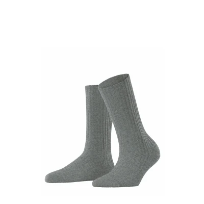 Afbeelding van Falke COSY BOOT Sokken, Dames, Maat: 39 42, Light greymel