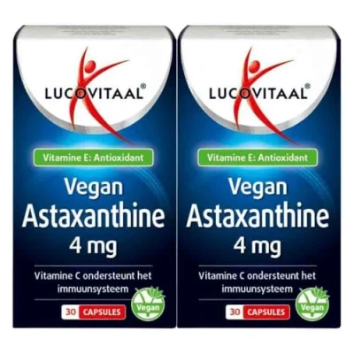 Afbeelding van 2x Lucovitaal Astaxanthine 4 mg 30 capsules