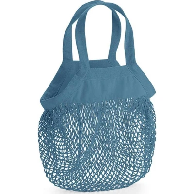 Afbeelding van Organic Cotton Mini Mesh Grocery Bag (Blauw)