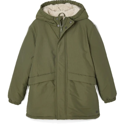 Afbeelding van Vertbaudet Parka met capuchon en sherpavoering voor jongens