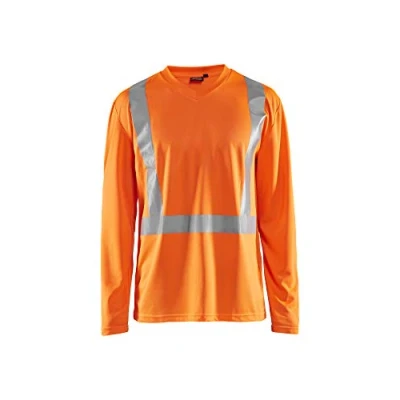 Afbeelding van Blaklader UV T shirt lange mouw High Vis 3383 1011 Oranje XXL