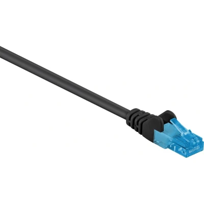 Afbeelding van U/UTP CAT6a 10 Gigabit netwerkkabel / zwart LSZH 0,25 meter