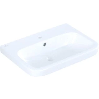 Afbeelding van Villeroy en boch architectura meubelwastafel 650x470 mm met overloop kraangat alpine wit 4188kg01