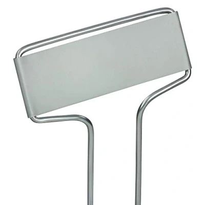 Afbeelding van GardenMate 25x metalen Plantenbordjes BANNER Hoogte 26cm Tekstveld 6,5 x 2,2cm
